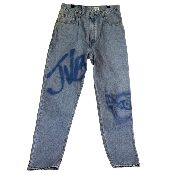 Vintage Other - Men's Levi's 560 Jeans Spray Paint Graffiti Art W34 L34 Levis Streetwear Vintage